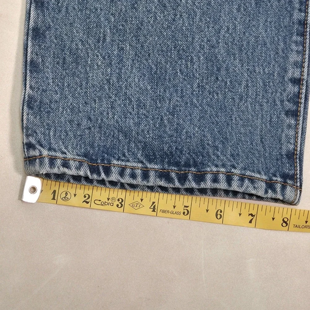 Vintage Y2K Levis 501xx Button Fly Blue Jeans Mens 34x29 True To Size Cowboy